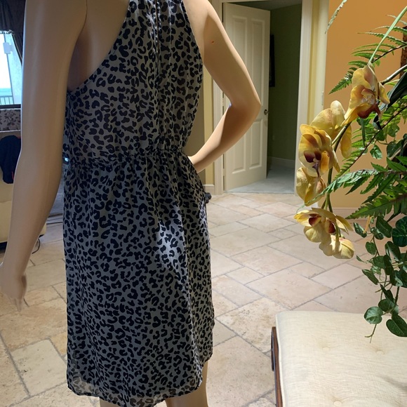 Leopard print dress size M - Picture 2 of 4